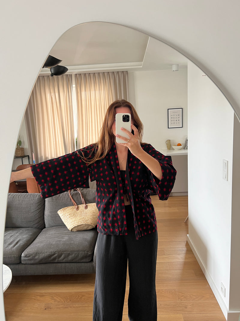 kimono z grubszej bawełny