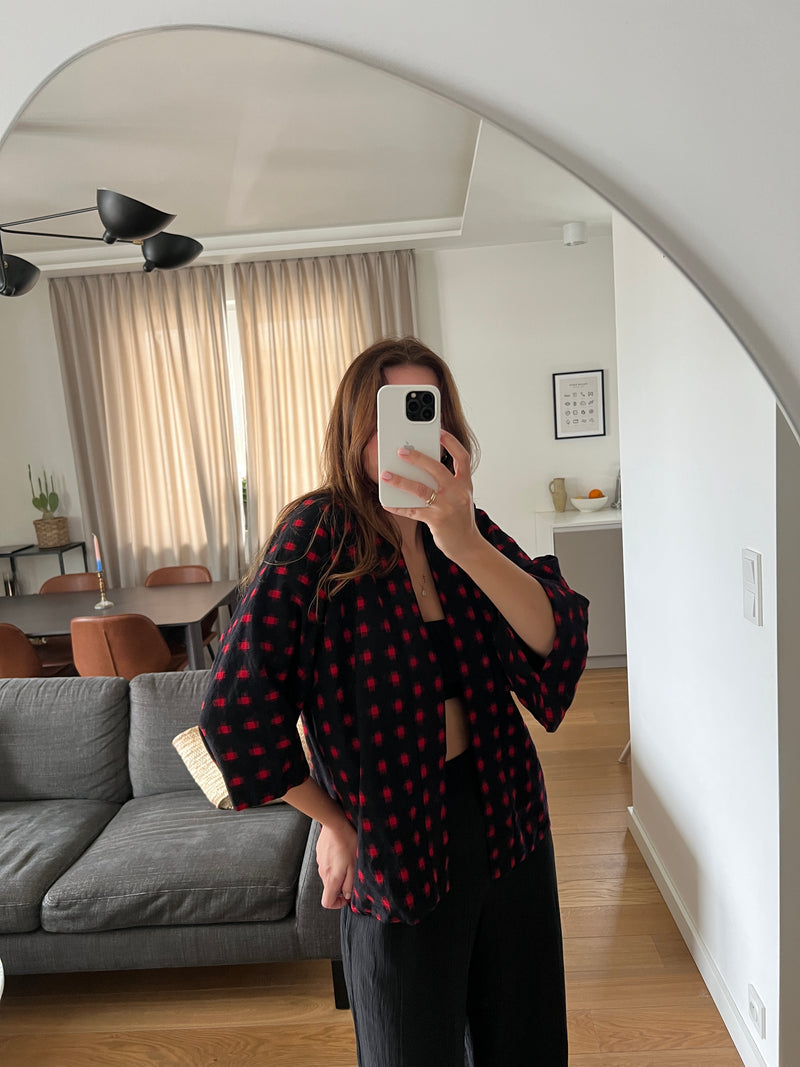 kimono z grubszej bawełny