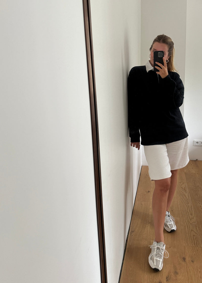 bluza z kołnierzem